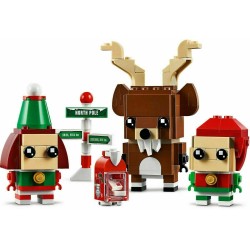 LEGO 40353 BRICKHEADZ RENNA, ELFO ED ELFA SET ESCLUSIVO