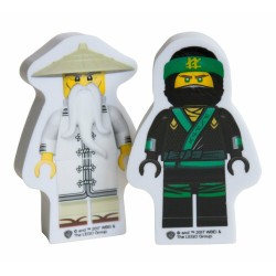 LEGO 51877 NINJAGO GOMME 2 PEZZI LLOYD E WU