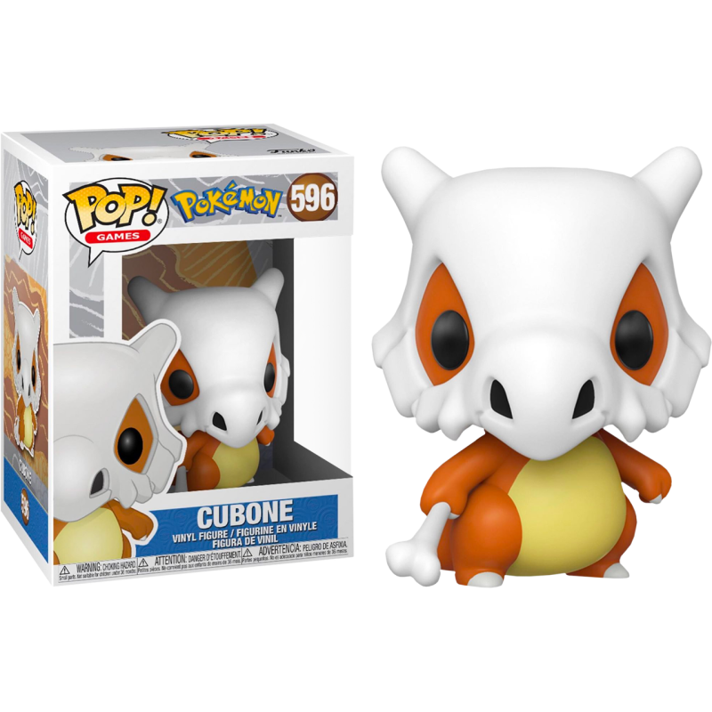 FUNKO POP 596 CUBONE POKEMON - VINYL FIGURE 10 CM