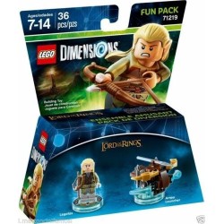 LEGO DIMENSIONS 71219 Fun Pack Legolas THE LORD OF THE RING SUBITO DISPONIBILE