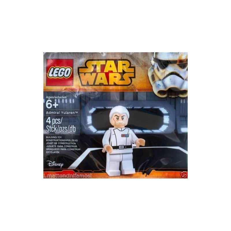 LEGO 5002947 STAR WARS - AMMIRAGLIO YULAREN MINIFIGURE POLYBAG SIGILLATO