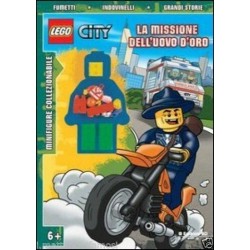 LEGO ACTIVITY CITY GIOLMDUD LA MISSIONE DEL'UOVO D'ORO RIVISTA FUMETTO MAGAZINE