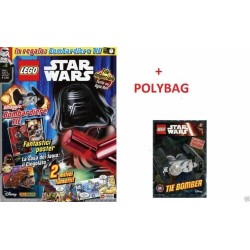 LEGO STAR WARS RIVISTA MAGAZINE NR. 8 IN ITALIANO + POLYBAG TIE BOMBER