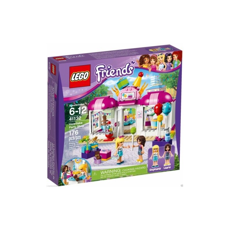 LEGO 41132 FRIENDS IL PARTY SHOP DI HEARTLAKE SUBITO DISPONIBILE