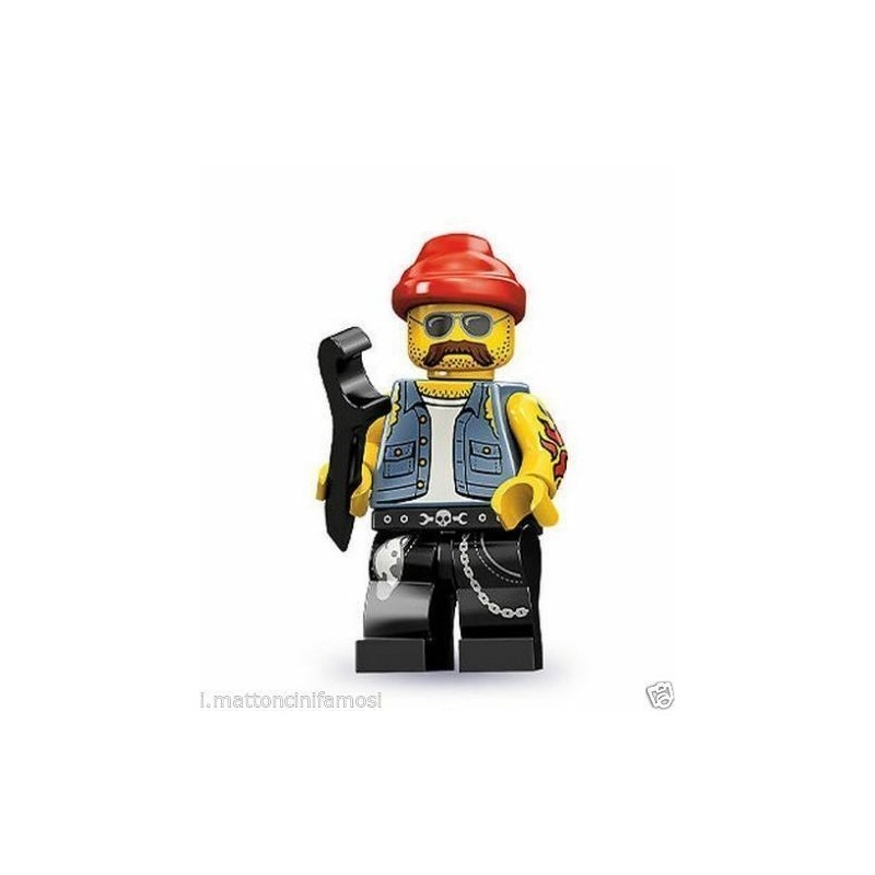LEGO MINIFIGURES SERIE 10 MECCANICO MOTO 71001 - 16 LEGO MINIFIGURES SERIE 10 MECCANICO MOTO 71001 - 16