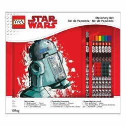 LEGO 52232 STAR WARS STATIONERY SET CON MATITE COLORATE, GOMME, STICKERS E ALBUM