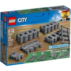 LEGO CITY TRAIN 60205 BINARI SET 2018