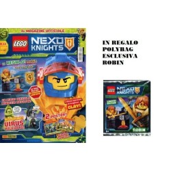 LEGO NEXO KNIGHTS RIVISTA MAGAZINE N. 13 ITALIANO + POLYBAG ROBIN NUOVO SIGIL...