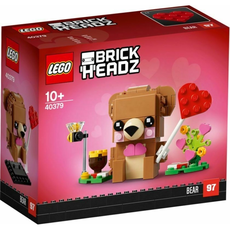 LEGO BRICKHEADZ 40379 ORSO DI SAN VALENTINO - GENNAIO 2020