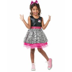 COSTUME CARNEVALE BAMBINA LOL SURPRISE DIVA DELUXE TAGLIA M 5-6 ANNI 116 CM 