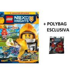 LEGO NEXO KNIGHTS RIVISTA MAGAZINE N. 11 ITALIANO + POLYBAG MACY SIGILLATO