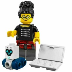 LEGO 71025 MINIFIGURES - MINIFIGURE SERIE 19 71025 - 5 Programmer PROGRAMMATRICE