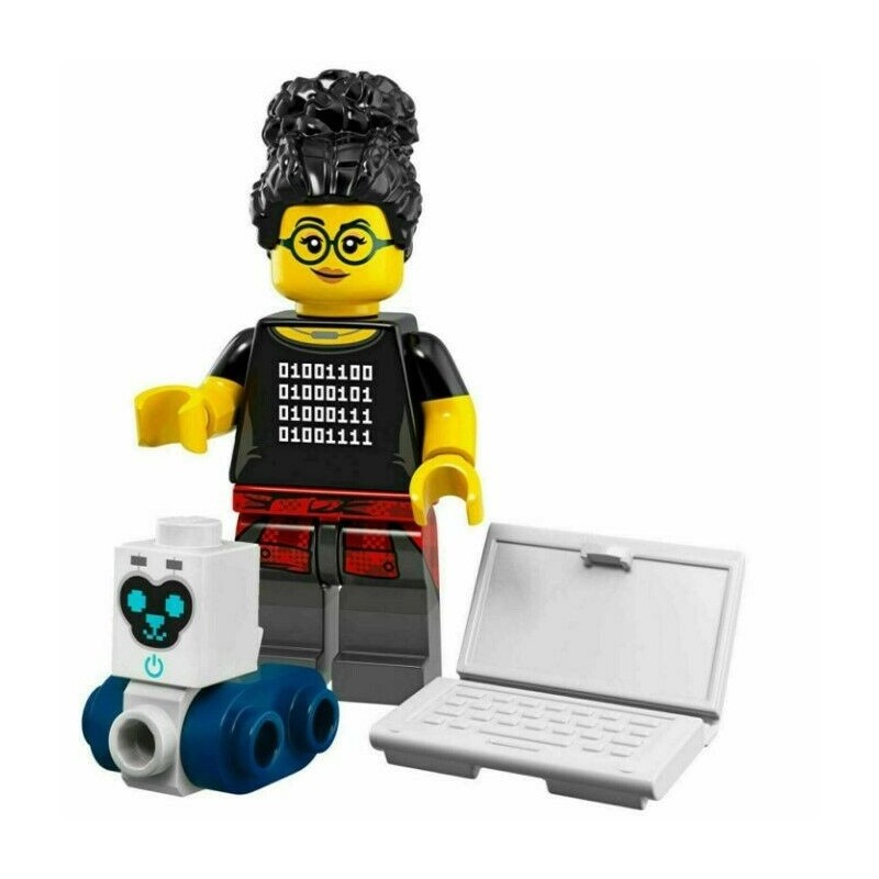 LEGO 71025 MINIFIGURES - MINIFIGURE SERIE 19 71025 - 5 Programmer PROGRAMMATRICE