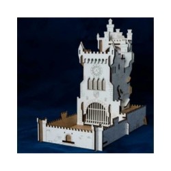 TORRE LANCIA DADI WHITE CASTLE KEYFORGE DICE TOWER 91745 (DADI NON INCLUSI)