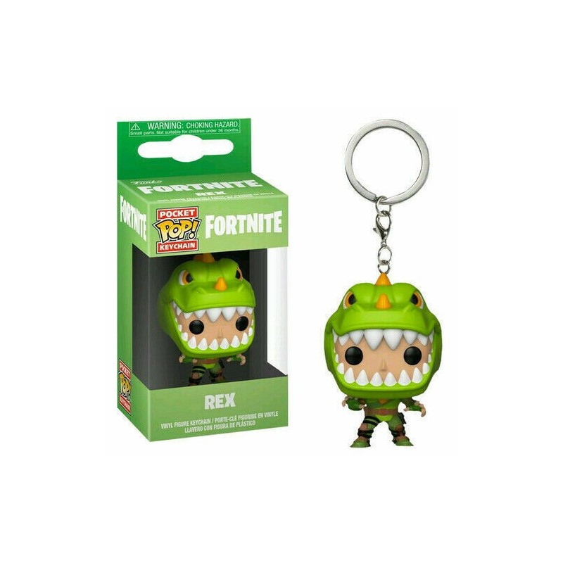 FUNKO POP KEYCHAIN FORTNITE REX PORTACHIAVI 4 CM VINYL FIGURE