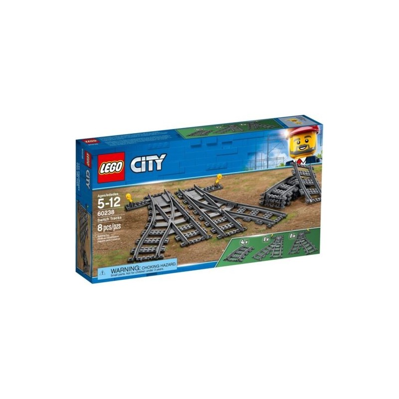 LEGO CITY TRAIN 60238 SCAMBI SET 2018
