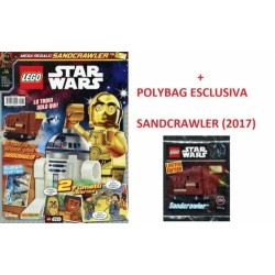 LEGO STAR WARS RIVISTA MAGAZINE NR. 14 IN ITALIANO + POLYBAG SANDCRAWLER