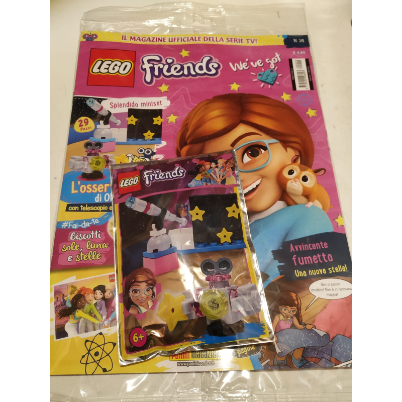 LEGO FRIENDS RIVISTA NR 16 FUMETTO MAGAZINE + POLYBAG ESCLUSIVA NUOVO SIGILLATO LEGO FRIENDS RIVISTA NR 16 FUMETTO MAGAZINE + POLYBAG ESCLUSIVA NUOVO SIGILLATO