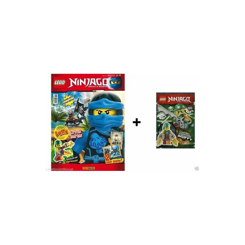 LEGO NINJAGO RIVISTA MAGAZINE NR. 9 IN ITALIANO + POLYBAG SQIFFY NUOVO SIGILLATO LEGO NINJAGO RIVISTA MAGAZINE NR. 9 IN ITALIANO + POLYBAG SQIFFY NUOVO SIGILLATO