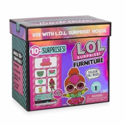 LOL SURPRISE FURNITURE CAMERA DA LETTO NEON  + 10 SORPRESE ORIGINALE MGA