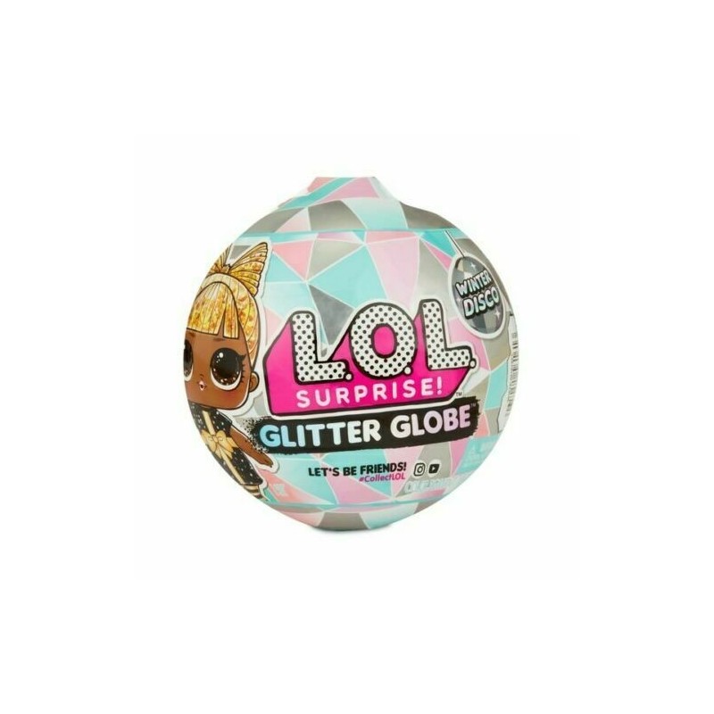LOL SURPRISE GLITTER GLOBE WINTER DISCO ORIGINALE MGA GIOCHI PREZIOSI