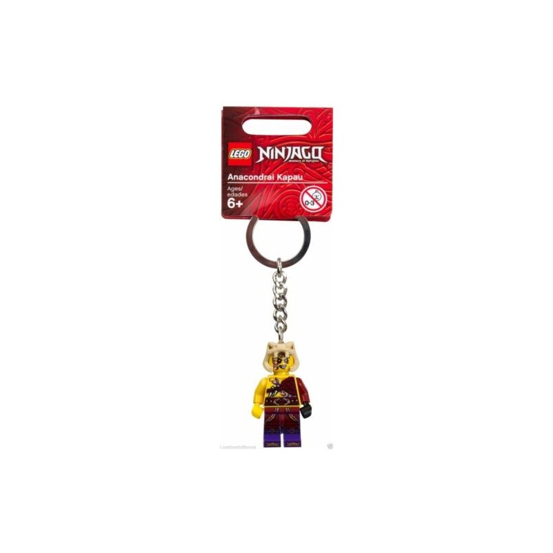 LEGO 851353 Anacondrai Kapau Key Chain NINJAGO Key Chain KEY CHAIN PORTACHIAVI