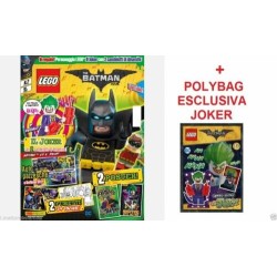 LEGO BATMAN THE MOVIE RIVISTA MAGAZINE NR 2 IN ITALIANO + POLYBAG JOKER 2 POSTER