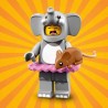 LEGO MINIFIGURES SERIE 18 71021 - 1 ELEPHANT GIRL  ragazza elefante - UNA MIN...
