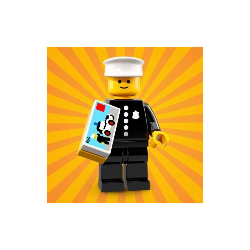 LEGO MINIFIGURES SERIE 18 71021 - 8 CLASSIC POLICE OFFICER poliziotto 1 MINIFIGU LEGO MINIFIGURES SERIE 18 71021 - 8 CLASSIC POLICE OFFICER poliziotto 1 MINIFIGU