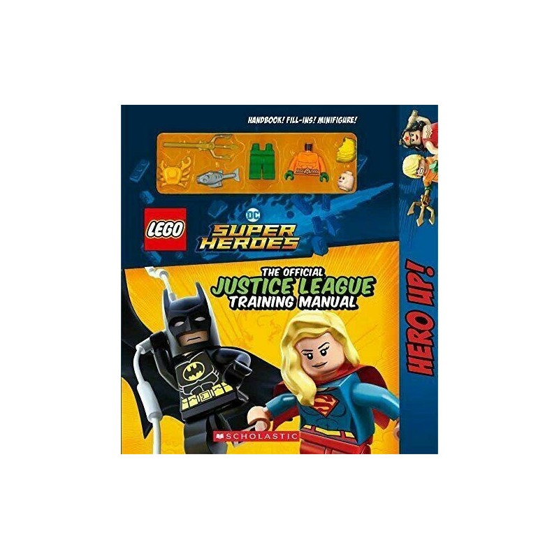 LEGO LIBRO DC SUPER HEROES Justice League Training Manual MINIFIGURE ESCLUSIVA LEGO LIBRO DC SUPER HEROES Justice League Training Manual MINIFIGURE ESCLUSIVA