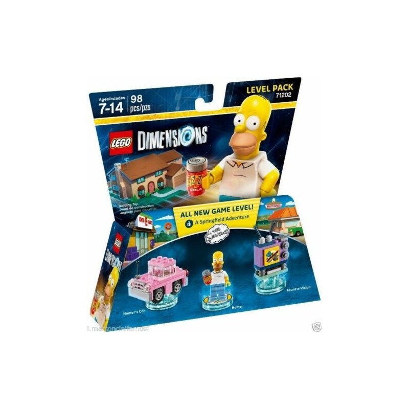 LEGO DIMENSIONS 71202 Level Pack The Simpsons Homer SUBITO DISPONIBILE