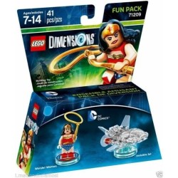 LEGO DIMENSIONS 71209 Fun Pack Wonder Woman SUPER HEROES SUBITO DISPONIBILE