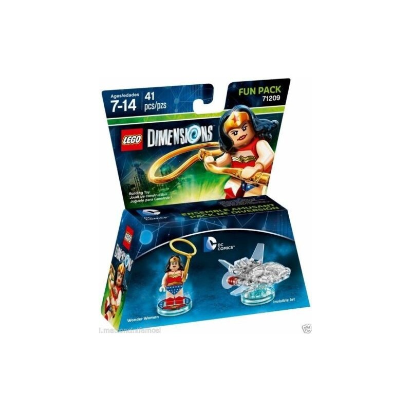 LEGO DIMENSIONS 71209 Fun Pack Wonder Woman SUPER HEROES SUBITO DISPONIBILE LEGO DIMENSIONS 71209 Fun Pack Wonder Woman SUPER HEROES SUBITO DISPONIBILE