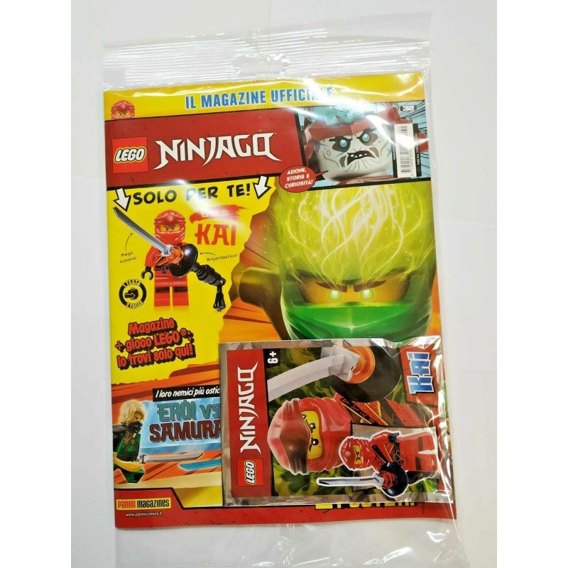 LEGO NINJAGO RIVISTA MAGAZINE N 32 IN ITALIANO + POLYBAG KAI NUOVO SIGILLATO LEGO NINJAGO RIVISTA MAGAZINE N 32 IN ITALIANO + POLYBAG KAI NUOVO SIGILLATO