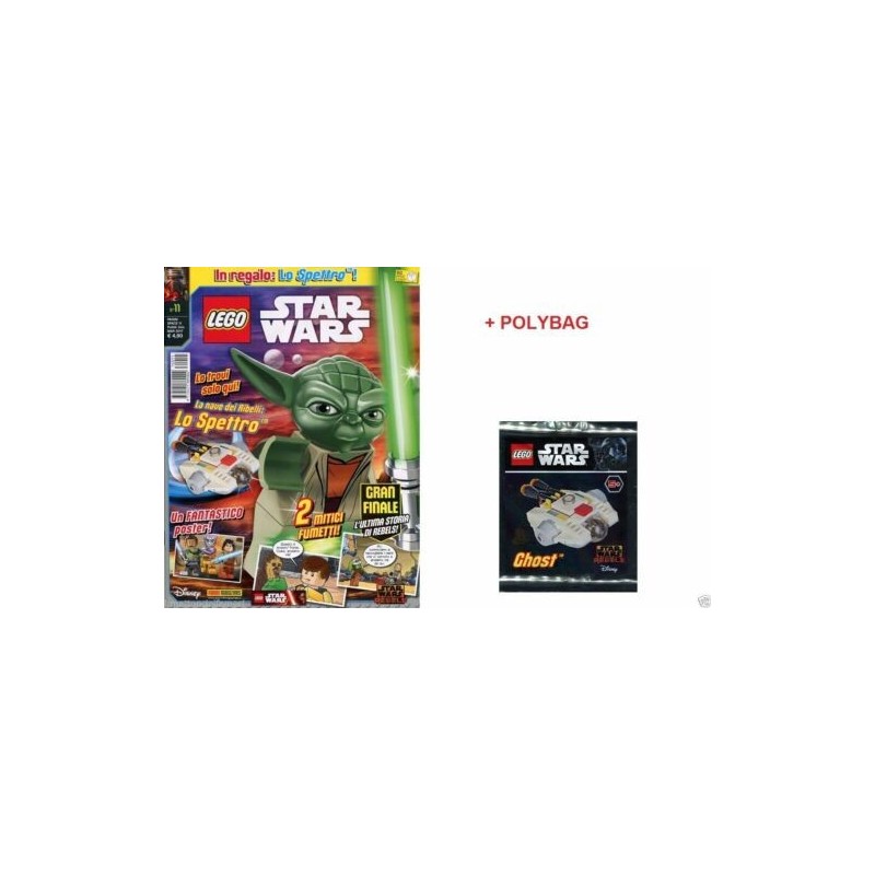 LEGO STAR WARS RIVISTA MAGAZINE NR. 11 IN ITALIANO + POLYBAG THE GHOST SIGILLATO LEGO STAR WARS RIVISTA MAGAZINE NR. 11 IN ITALIANO + POLYBAG THE GHOST SIGILLATO