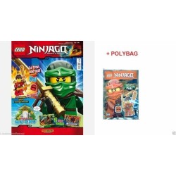 LEGO NINJAGO RIVISTA MAGAZINE NR. 14 IN ITALIANO + POLYBAG KAI NUOVO SIGILLATO