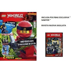LEGO NINJAGO RIVISTA MAGAZINE N. 21 IN ITALIANO + POLYBAG SAWIER NUOVO SIGILLATO
