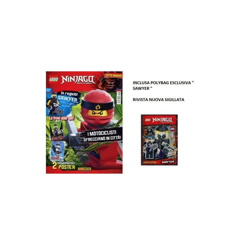 LEGO NINJAGO RIVISTA MAGAZINE N. 21 IN ITALIANO + POLYBAG SAWIER NUOVO SIGILLATO LEGO NINJAGO RIVISTA MAGAZINE N. 21 IN ITALIANO + POLYBAG SAWIER NUOVO SIGILLATO