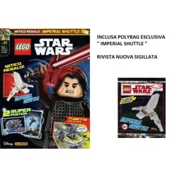 LEGO STAR WARS RIVISTA MAGAZINE N 20 IN ITALIANO + POLYBAG IMPERIAL SHUTTLE  ...