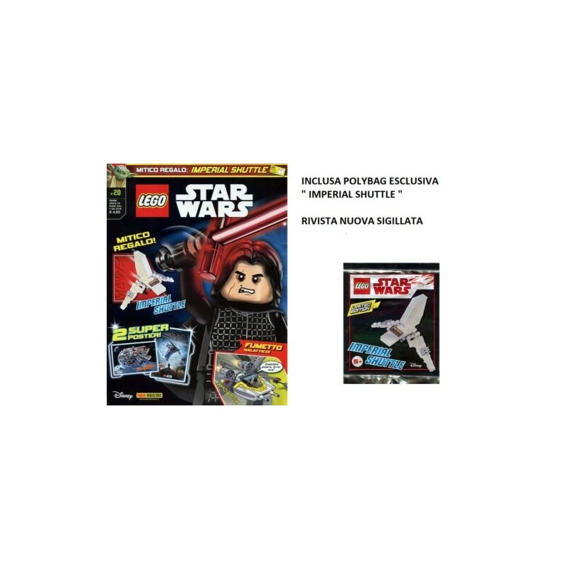 LEGO STAR WARS RIVISTA MAGAZINE N 20 IN ITALIANO + POLYBAG IMPERIAL SHUTTLE ... LEGO STAR WARS RIVISTA MAGAZINE N 20 IN ITALIANO + POLYBAG IMPERIAL SHUTTLE ...