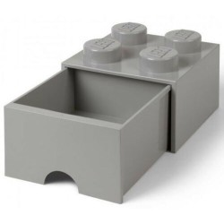 LEGO STORAGE GIGANTE 2X2 GREY GRIGIO CON CASSETTO CONTENITORE