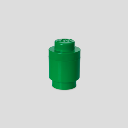 LEGO STORAGE TONDO 1X1 VERDE CONTENITORE ROTONDO PORTA MATTONCINI O ALIMENTI