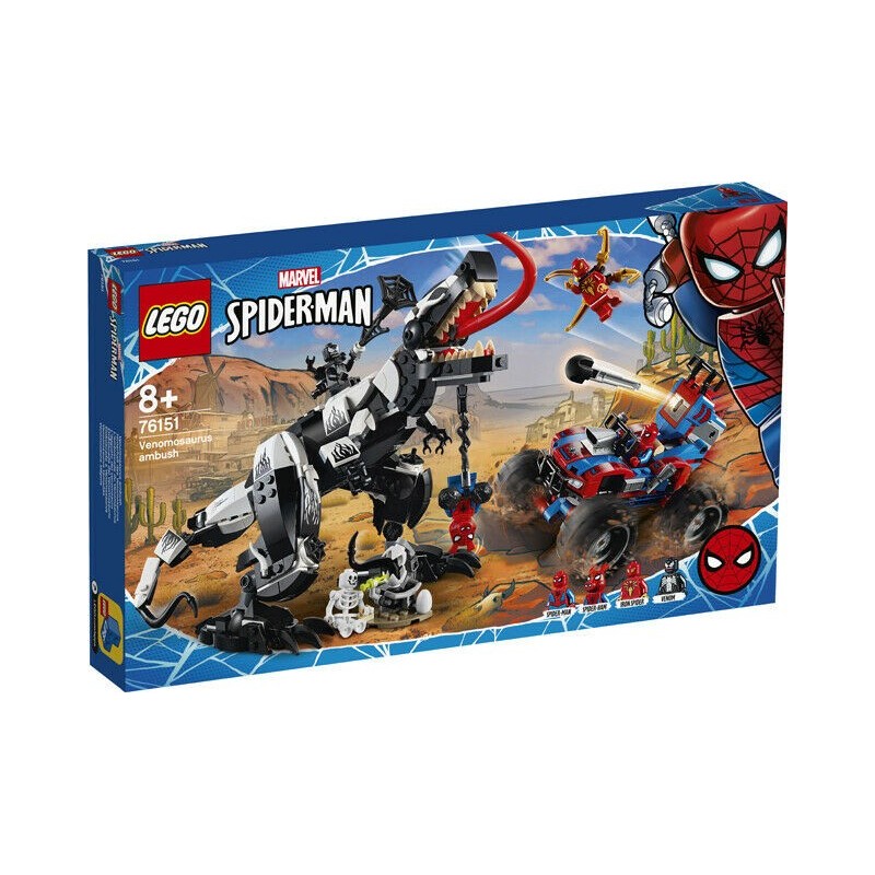LEGO 76151 MARVEL SUPER HEROES SPIDER-MAN L'agguato del venomsauro LEGO 76151 MARVEL SUPER HEROES SPIDER-MAN L'agguato del venomsauro