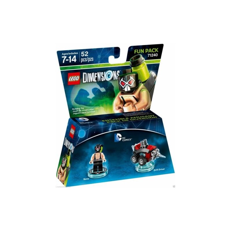 LEGO DIMENSIONS 71240 Fun Pack BANE SUPER HEROES DC COMICS SUBITO DISPONIBILE