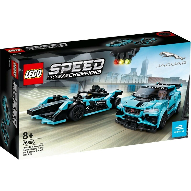 LEGO 76898 SPEED CHAMPIONS Formula E Jaguar Racing IPACE THROPY 2020