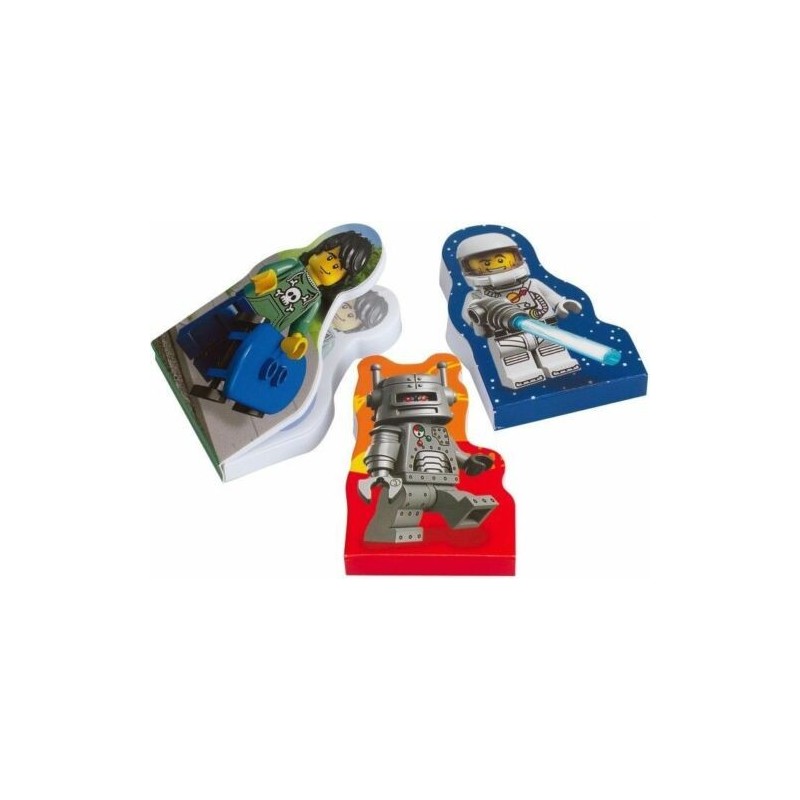 LEGO 851320 Minifigures 3 small Notebooks NOTES