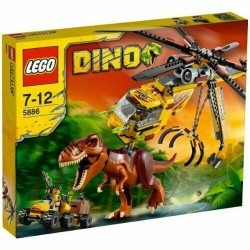 LEGO DINO 5886 IL CACCIATORE DI TIRANNOSAURI RARO FUORI PRODUZIONE