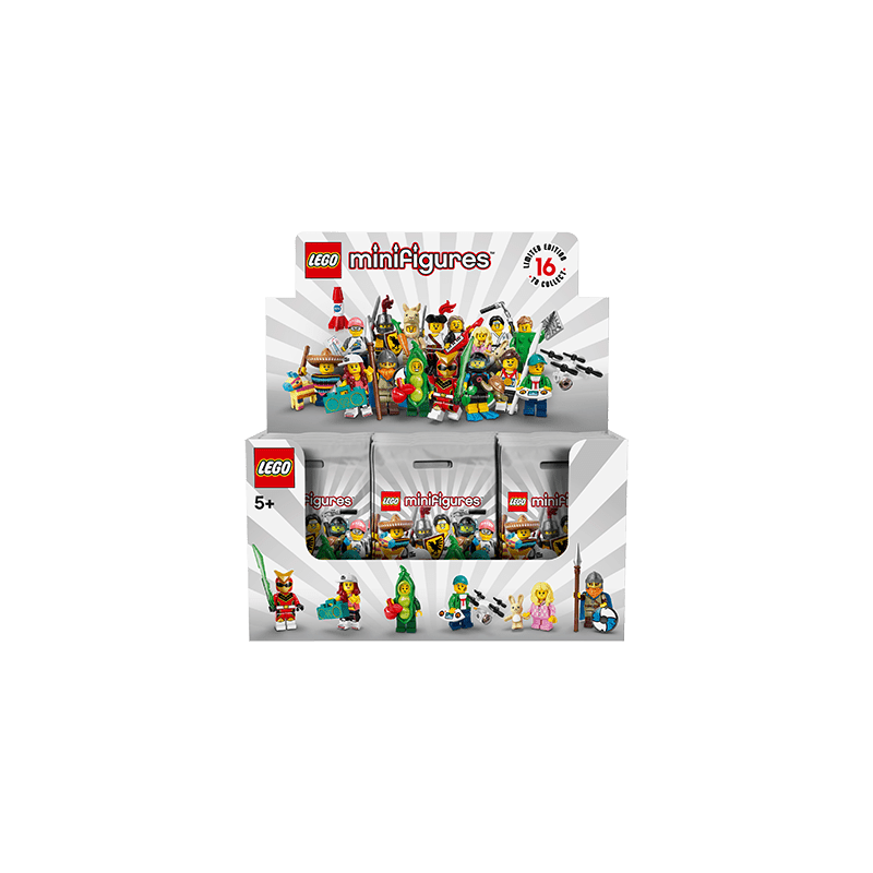 LEGO 71027 60 MINIFIGURES BOX COMPLETO SERIE 20 CHIUSO SIGILLATO MAG 2020