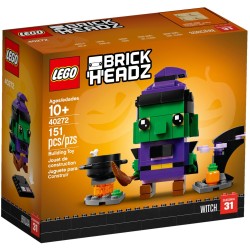 LEGO 40272 BRICKHEADZ STREGA DI HALLOWEEN SET ESCLUSIVO 2018