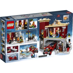 LEGO 10263 CREATOR EXPERT CASERMA DEI POMPIERI VILLAGGIO INVERNALE NATALE